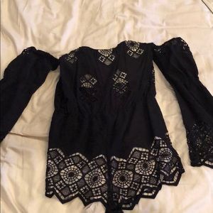 STONE COLD FOX ROMPER